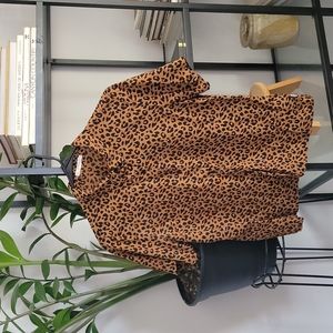 Vans leopard print Driver button down shirt
